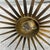 Brass 1950s Elgin Starburst/Sunburst Brass Wall Clock For Sale - Image 8 of 8