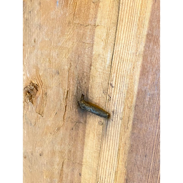 Wood Antique Rustic Mountain Container For Flour For Sale - Image 7 of 18