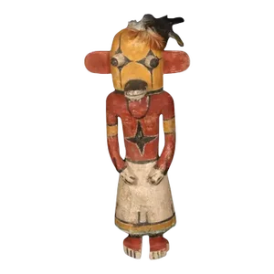 Painted Wood Hopi Style Kachina Figure