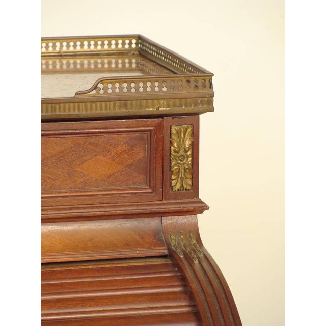 Louis XVI Style Cylinder Desk For Sale In Los Angeles - Image 6 of 10