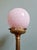 Gilt Bronze Table Lamp with Pink Speckled Glass Globe, Early 20th Century For Sale - Image 3 of 14