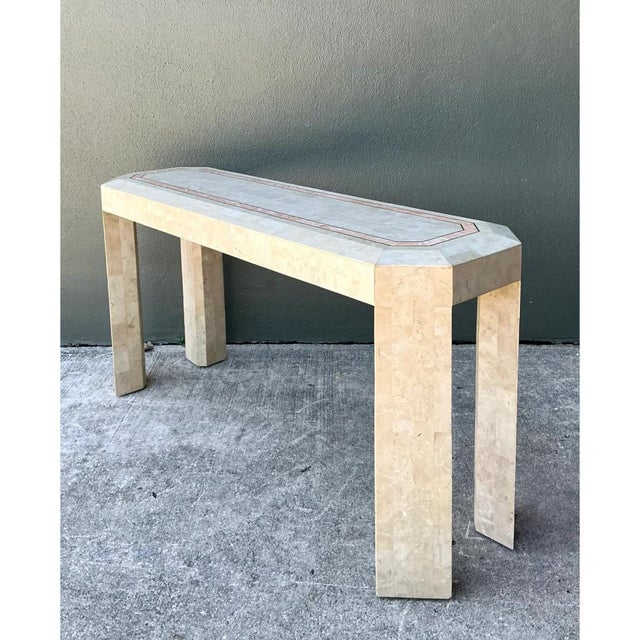 Vintage Tessellated Stone Console Table For Sale - Image 11 of 12