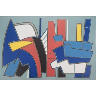 Alberto Magnelli, Blue Composition, Original Lithograph For Sale