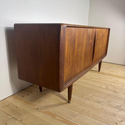 Teak Sideboard with Retractable Doors – Mid-Century Sideboard from the 1960s