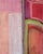 Small Geometric Abstract in Pink and Red, Acrylic on Board For Sale - Image 12 of 12