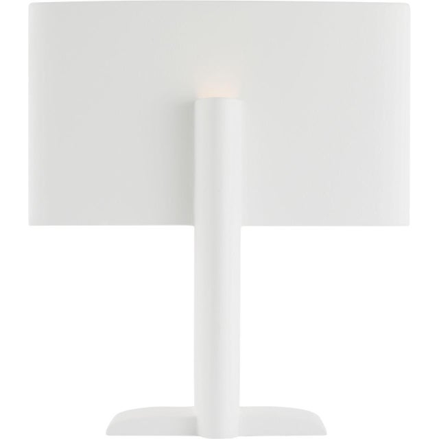 Modern Kelly Wearstler by Visual Comfort Signature Lotura 17" Intersecting Table Lamp in Museum White For Sale - Image 3 of 3
