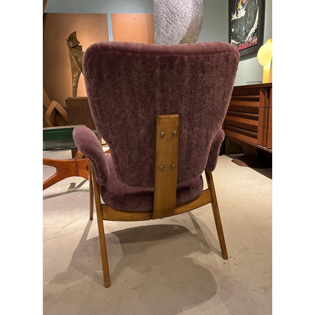 Roger Landault Vintage Lounge Chairs by Roger Landault, 1950, Set of 2 For Sale - Image 4 of 14