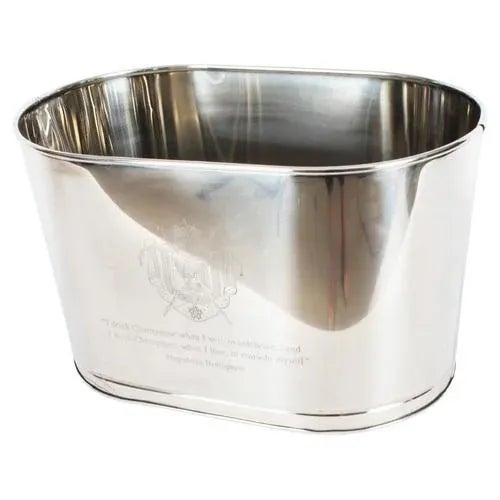 Vintage Silver Plated Wine Cooler, 1990s For Sale - Image 12 of 12