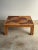 Wood Vintage Monumental Rattan Sunburst Coffee Table Attributed to Vivai Del Sud, C. 1970s For Sale - Image 7 of 12