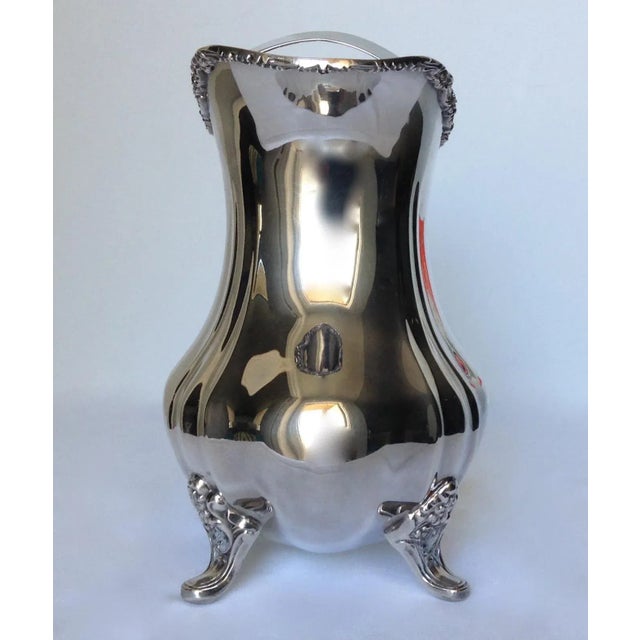 Silver Vintage C.1970's Silver Plate Towle Silversmith Co. Large Water Carafe For Sale - Image 8 of 11