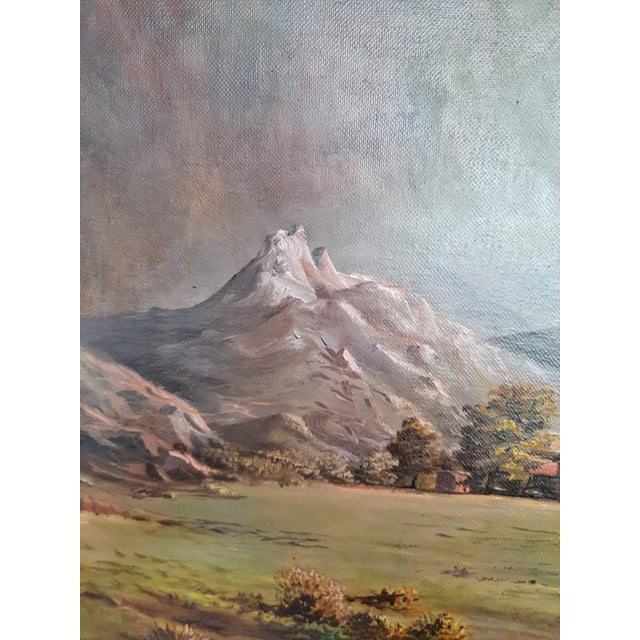 Texas Prisoner Inmate Art Mountain House Painting For Sale - Image 11 of 14