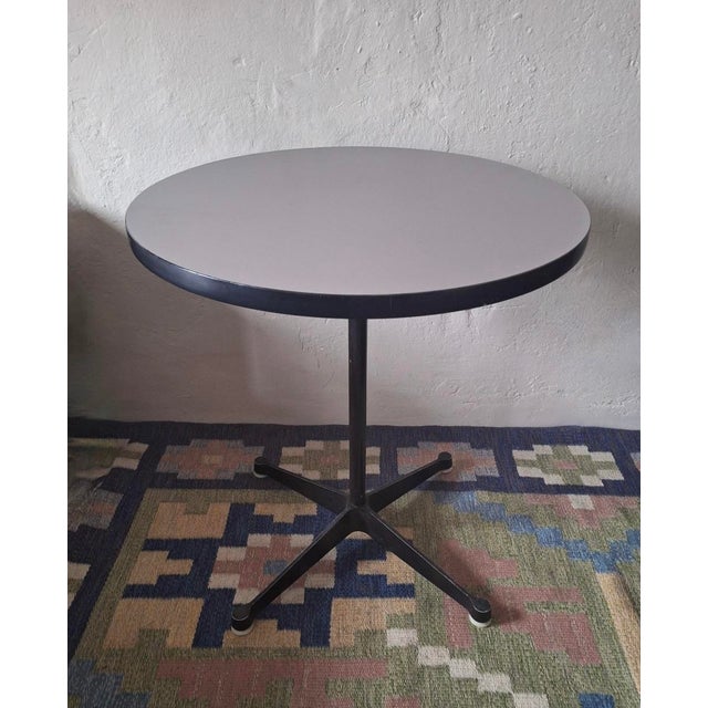 Contract Base Circular Bistro Table by Eames for Herman Miller, 1970s For Sale - Image 9 of 9