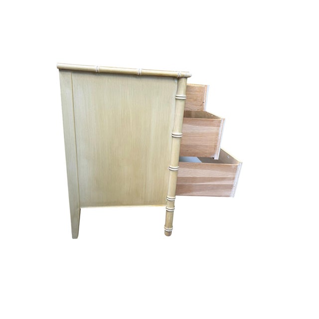 Thomasville Allegro Faux Bamboo 7 Drawer Dresser For Sale - Image 6 of 16