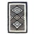 Antique Navajo Crystal / Two Grey Hills Transitional Natural-Wool Rug 3'6" × 5' For Sale