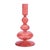 Kenneth Ludwig Chicago Multicolored Glass Taper Candle Holder (Set of 3) For Sale - Image 4 of 5
