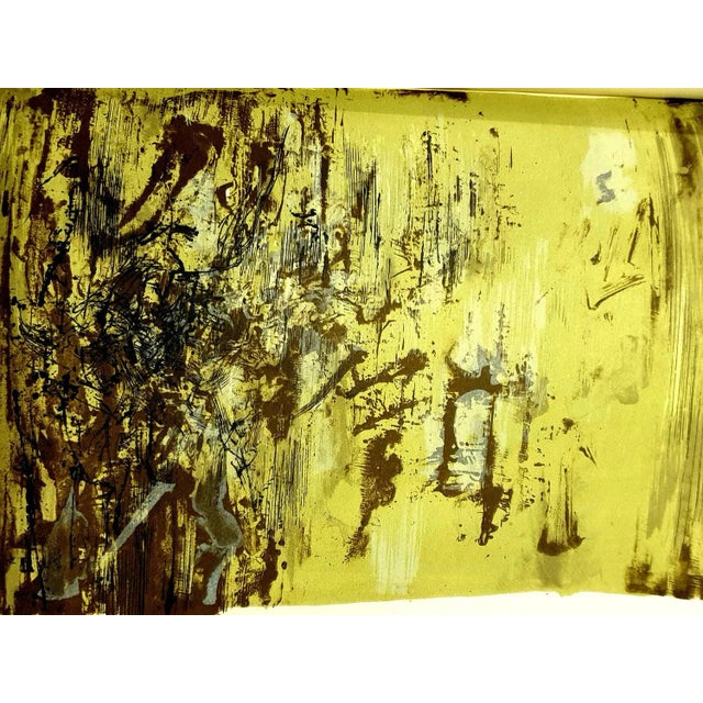 Zao Wou-ki - Original Lithograph - Abstract Composition 1962 For Sale - Image 3 of 8