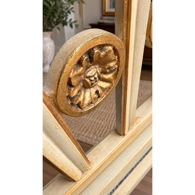 Vintage Baker Furniture Neoclassical Gilt King Headboard For Sale In Boston - Image 6 of 9