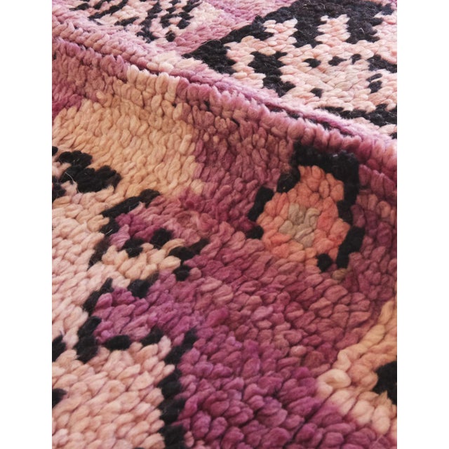 Tribal 1980s Rare Moroccan Wool Rug - 10 X 7.3 Ft For Sale - Image 3 of 8