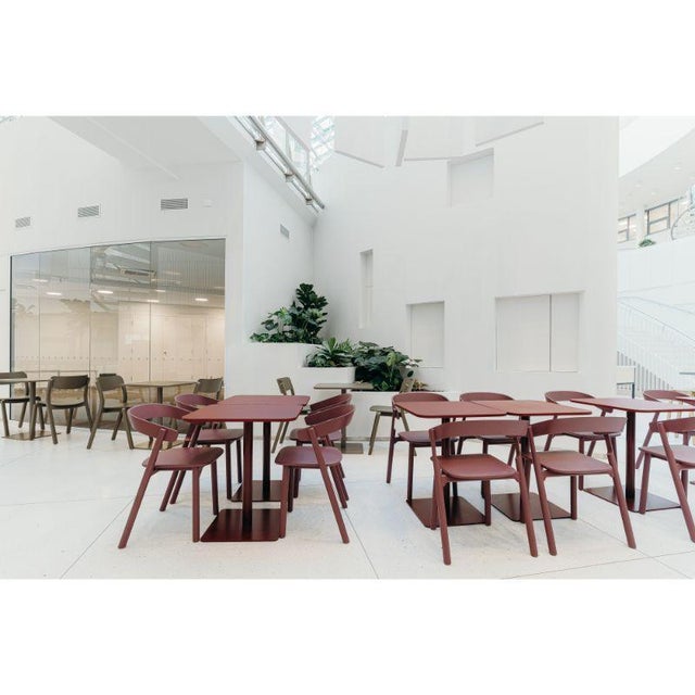 Set of Nude Dining Chairs in Natural Leather by Made by Choice For Sale - Image 16 of 17