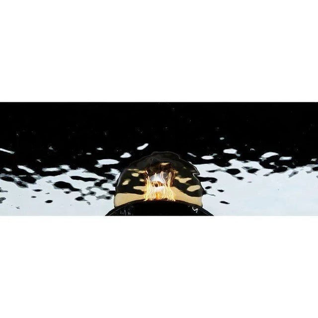 Not Yet Made - Made To Order Small Silver Mirage Pendant Light by Radar For Sale - Image 5 of 8