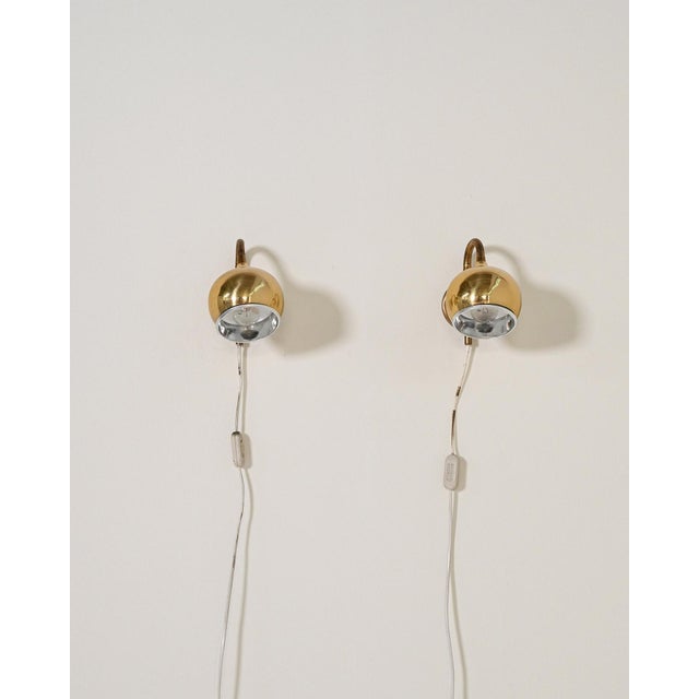 Brass Wall Lamps by Möllers Armatur Eskilstuna, 1950s, Set of 2 For Sale - Image 11 of 11