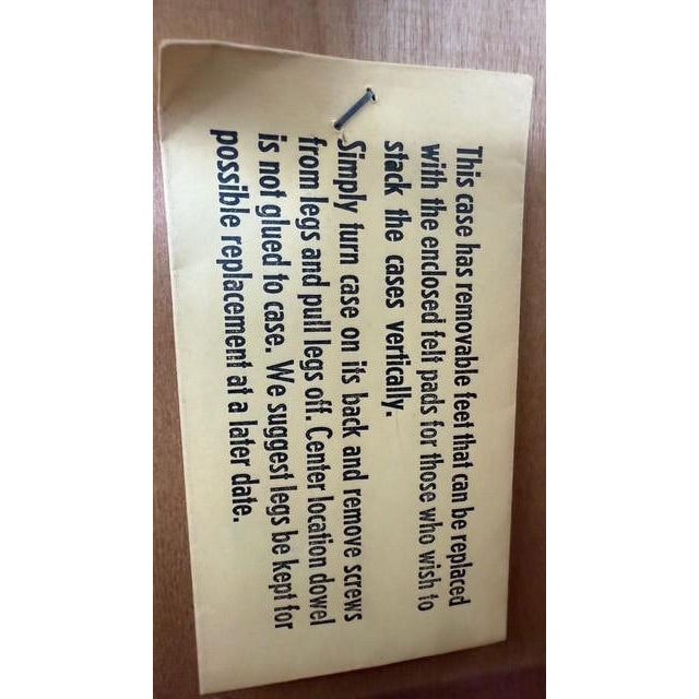 1970s Henredon Campaign-Style Chest of Drawers — Faux Shagreen Finish, Brass Hardware For Sale - Image 14 of 15