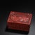 Paint Chinoiserie Red Lacquer Document Box, Rectangular Relief Carved Landscape, Tabletop Decor For Sale - Image 7 of 9