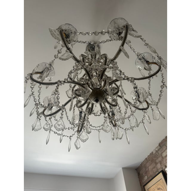 1950s Venetian Style Chandelier For Sale - Image 4 of 8