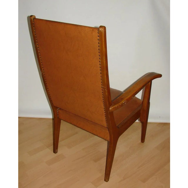 Beech Side Chair, 1950s For Sale - Image 6 of 14