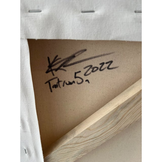 "Tantrum #5" Contemporary Original Abstract Mixed-Media Painting by Kymm Swank For Sale - Image 9 of 12