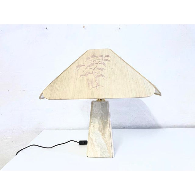 Large Table Lamp with Marble Base by Ruf Design, 1970s For Sale - Image 11 of 18