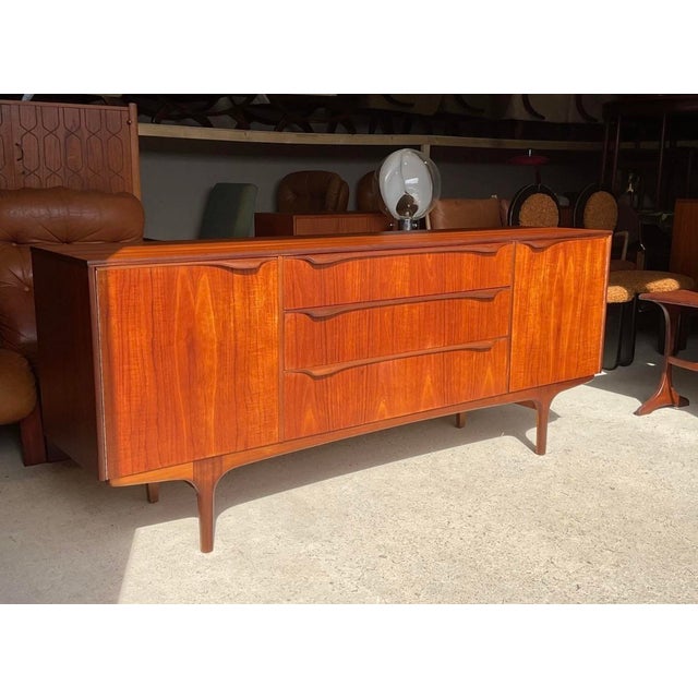 Mid-Century Modern Mid-Century Modern S Form Teak Sideboard from Sutcliffee-Todmorden, 1960s For Sale - Image 3 of 16