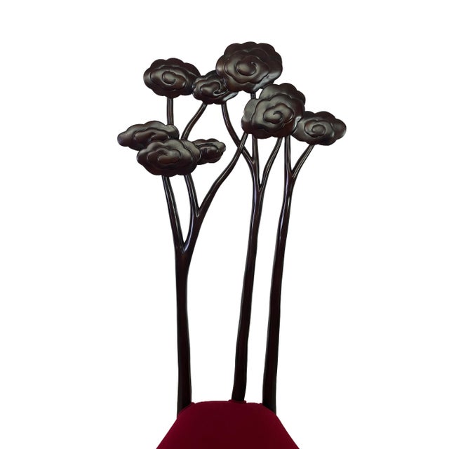 Christopher Guy Le Jardin Carved Floral Mahogany Dining Chairs, Set of 4 For Sale - Image 14 of 18