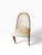 2010s 1 of 12 Cygal Art Deco Walnut & Leather Spoon Back Dining Chair For Sale - Image 5 of 7