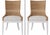 Shoreline Siesta Key Dining Chairs, White - Set of 2 For Sale - Image 4 of 4