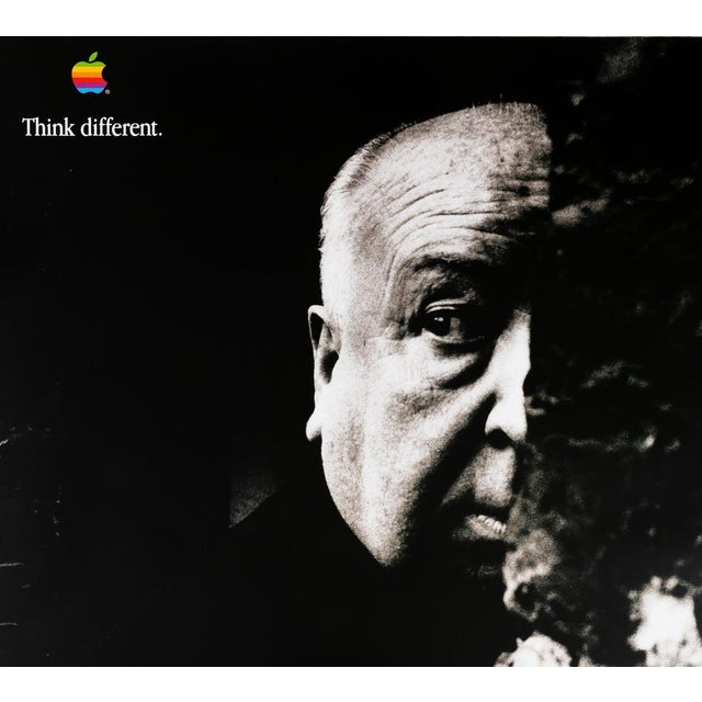 Contemporary Apple Alfred Hitchcock Poster For Sale - Image 3 of 6