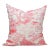 22" Gardens of Chinoise Pillow in Blossom Pink For Sale