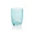 Elevate your table setting with this stunning blue glassware collection, featuring elegant dotted patterns and sleek...