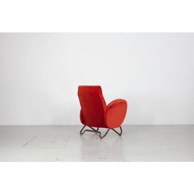 Mid-Century Modern Vintage Lounge Chairs by Carlo Mollino, 1950s, Set of 2 For Sale - Image 3 of 18
