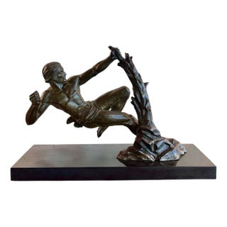 Art Deco Athlete Regula Sculpture by Jacques Limousin, 1920s-1940s For Sale