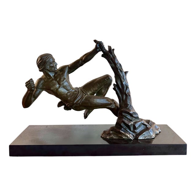 Art Deco Athlete Regula Sculpture by Jacques Limousin, 1920s-1940s For Sale