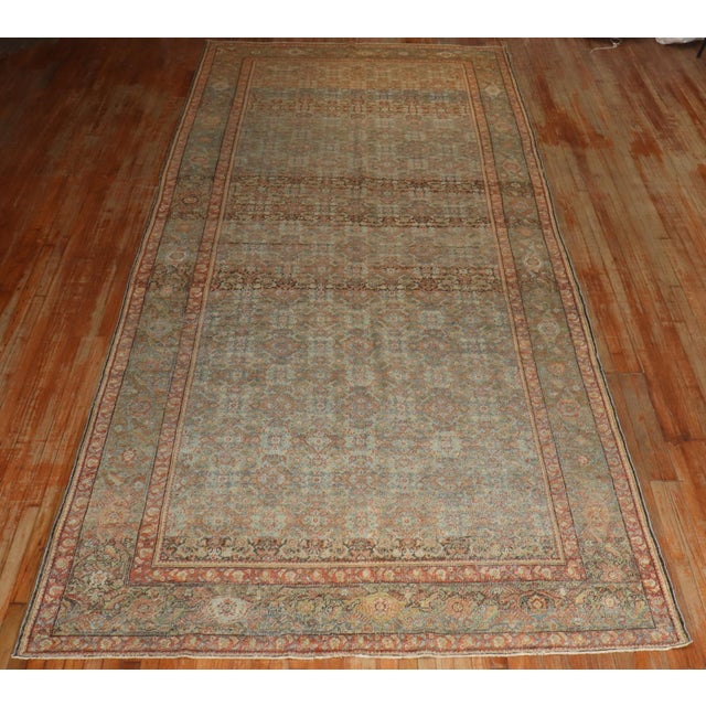 19th Century Persian Farahan Corridor Rug - 7'2" x 16'10" For Sale - Image 10 of 11