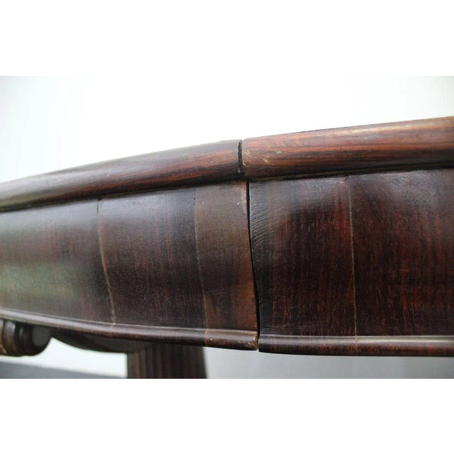 Art Deco Extendable Rosewood Dining Table, 1920s For Sale - Image 6 of 9