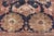 Large Antique Persian Malayer Rug Navy Field Medallion Floral Design Rug For Sale - Image 14 of 15