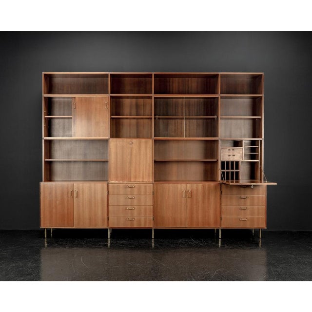 Bauhaus Sideboard with Shelves by Erwin Behr Study for Bmz, 1950s For Sale - Image 3 of 18