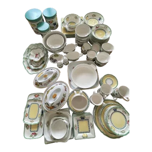 Mid 20th Century Villeroy & Boch French Garden China 109 Pieces