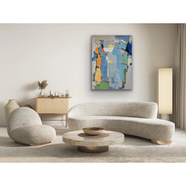 Contemporary Abstract Original Oil Painting For Sale - Image 4 of 12