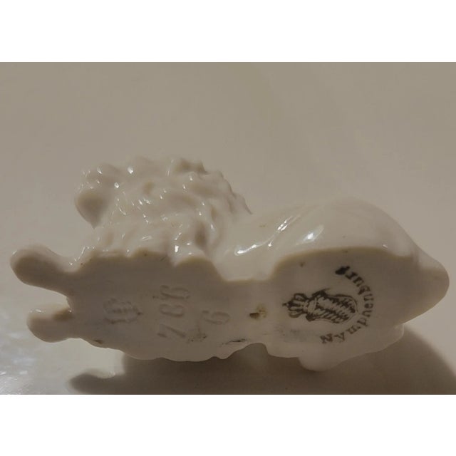 20th Century Nympherburg Glazed Porcelain Lion For Sale - Image 10 of 11