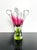 Model 316/1/25 Pink and Green Art Glass Vase by Josef Hospodka for Chřibská, Czechoslovakia, 1960s For Sale - Image 11 of 11