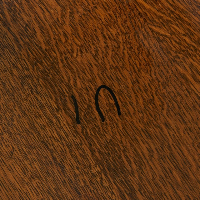 Set of Three French Oak Triangular Nesting Tables, 1970s For Sale In Chicago - Image 6 of 18